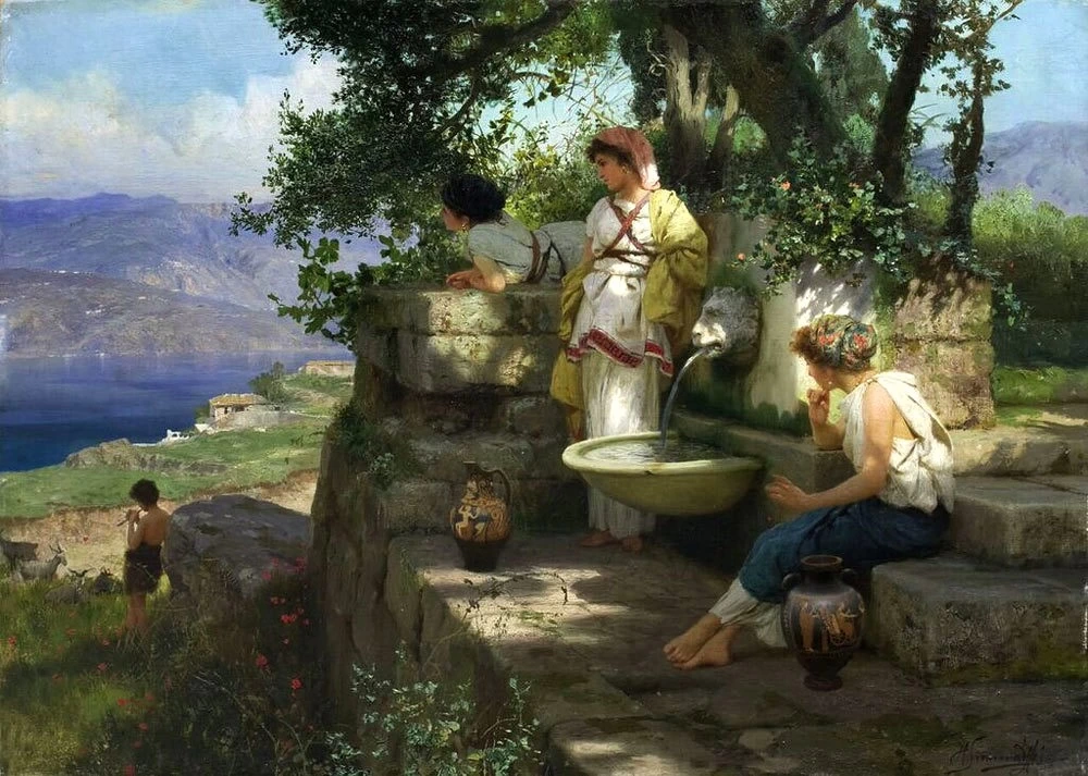 Henryk Siemiradzki - In primavera, Galleria d'arte nazionale di Leopoli
